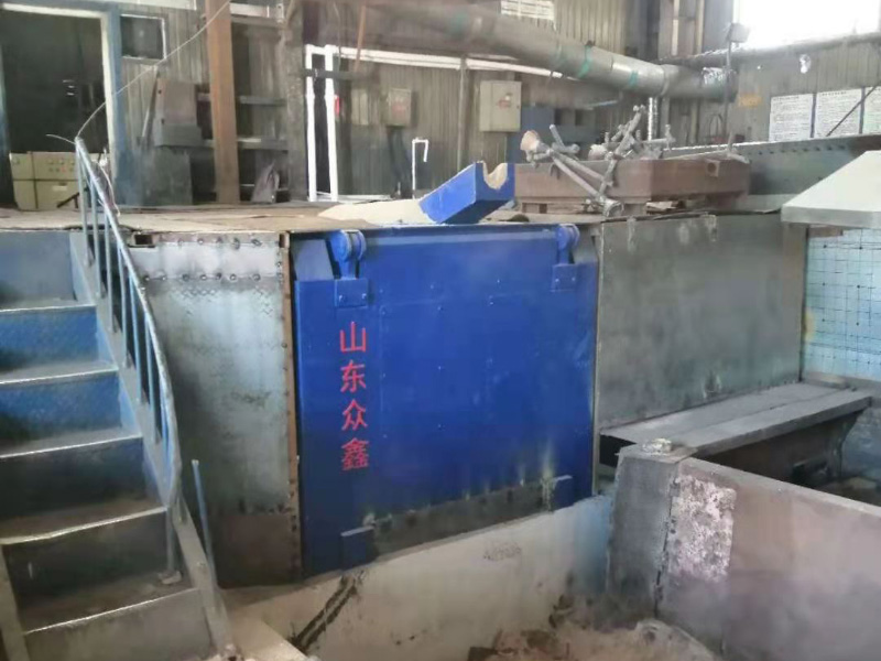 Customer use site of intermediate frequency melting furnace