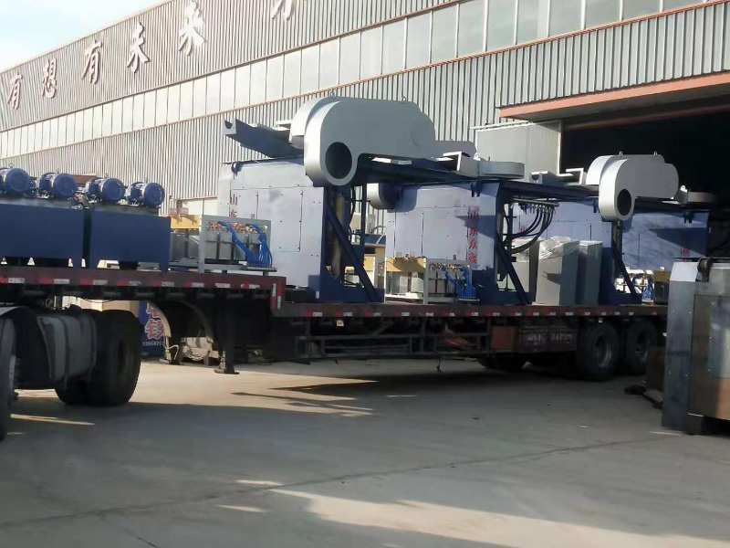 Delivery of intermediate frequency melting furnace