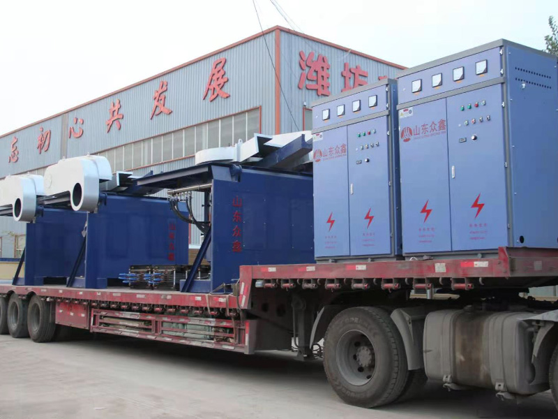 Delivery site of intermediate frequency induction melting furnace